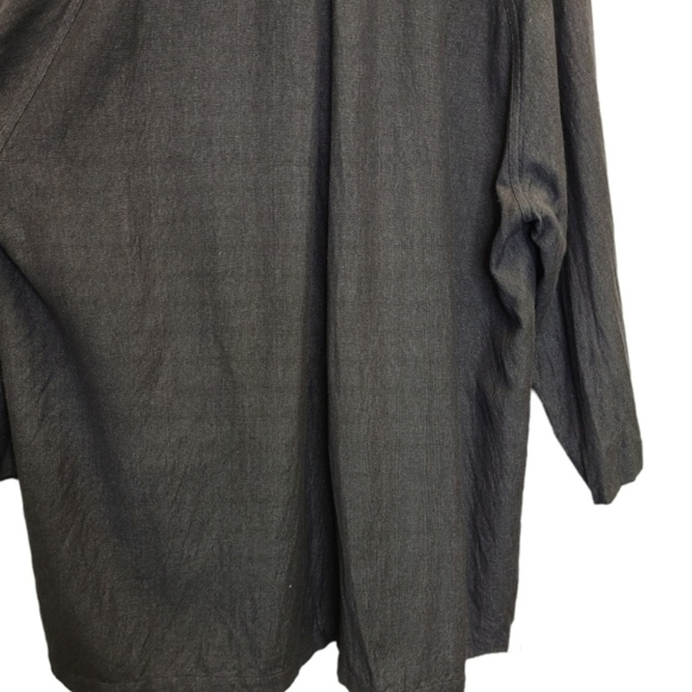 J. Jill Linen Button Down Shacket Blouse L - Picture 5 of 9